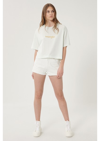 Kadın Beyaz Denim Kot Şort fiyatları
