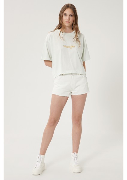 Kadın Beyaz Denim Kot Şort modelleri