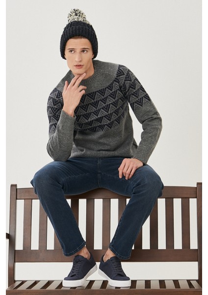 Erkek Arizona Mavi Straight Fit Normal Bel Düz Paça Esnek Jean Pantolon modelleri