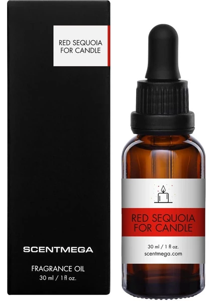 SCENTMEGA Red Sequoıa Mum Esansı 30ML