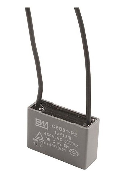 1uf 450V Kablolu Kutulu Daimi Kondansatör