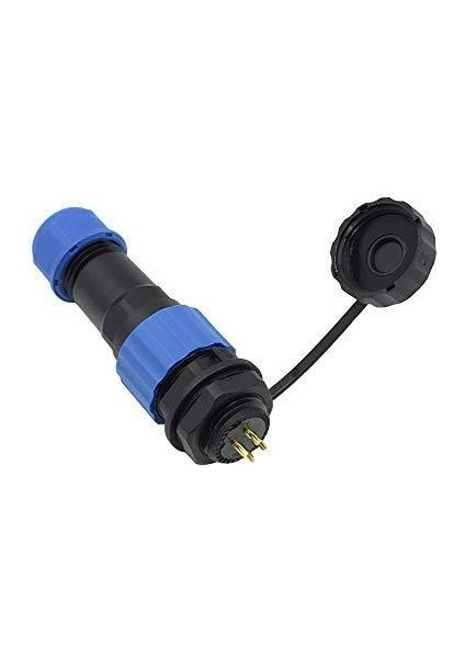 SD16 4 Pin 16MM Su Geçirmez Konnektör Takımı - Panel Tipi