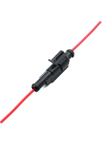 Kablolu 1-Pin Su Geçirmez Konnektör Takımı