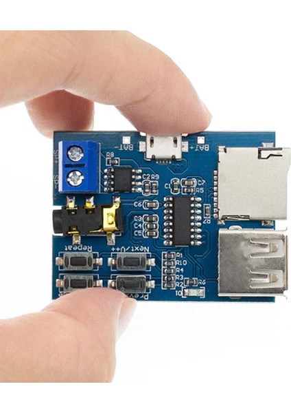 TFU MP3 Wav Ses Müzik Çalma Kartı 3W Amfi Micro SD Usb Flash Okuyucu 3.5mm Ses Soketi fiyatları