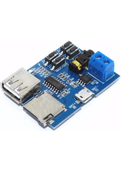 TFU MP3 Wav Ses Müzik Çalma Kartı 3W Amfi Micro SD Usb Flash Okuyucu 3.5mm Ses Soketi indirimleri