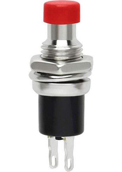 DS-110 7mm Push Buton - Kırmızı IC-177