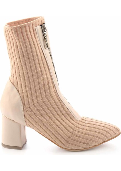 Bej Triko Kadın Bot & Bootie K02990100282