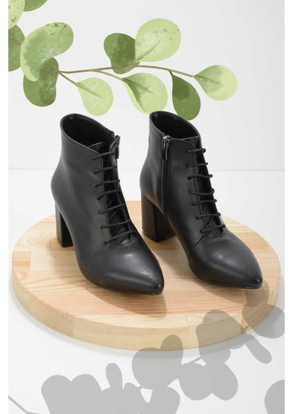 Siyah Kadın Bot & Bootie K02869019509