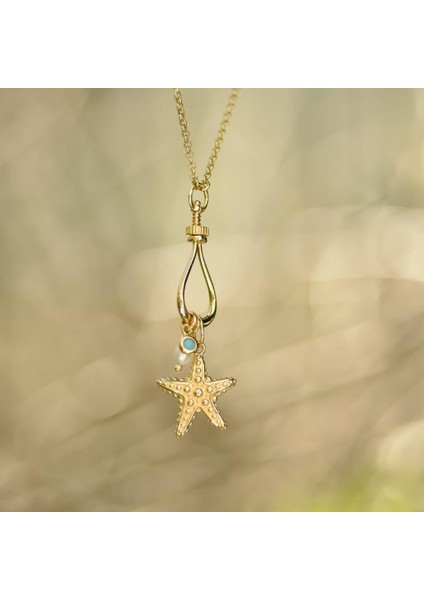 Deniz Yıldızı Olta Kilit Kolye