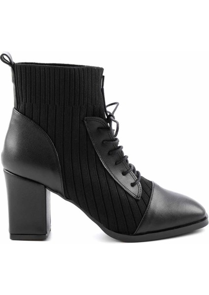 Siyah Kadın Bot & Bootie K02687022109