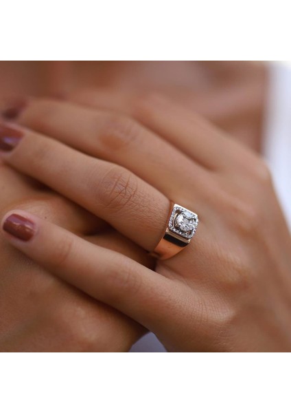 Markiz Pırlanta Şövalye Yüzük