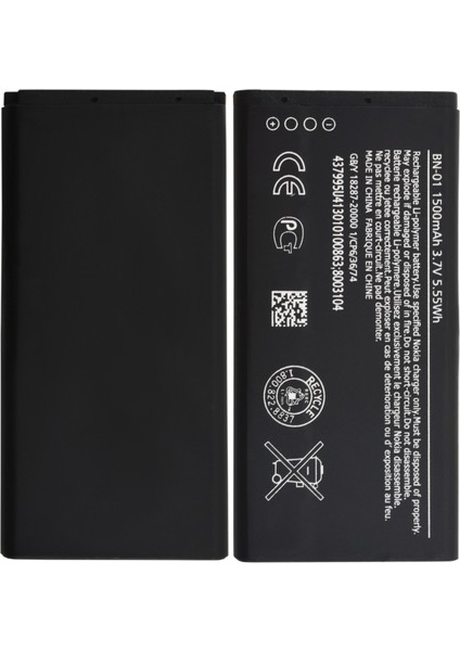 Nokia Lumia x (Bn-01) Uyumlu Batarya Pil 1500 Mah