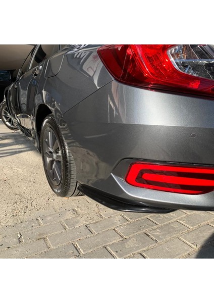 Honda Civic Fc5 Ön Arka Flap Set 4 Prç. Piona Black 2016 ve Üzeri