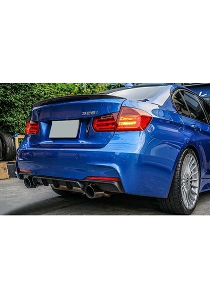Bmw F30 M Performance Çift Dar Çıkışlı Difüzör 2012-2018 Piona Black modelleri