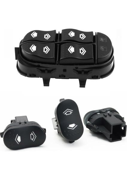 Ford Focus 1 Cam Düğmesi Sol Dörtlü ve Tekli Cam Düğmesi 1998--20