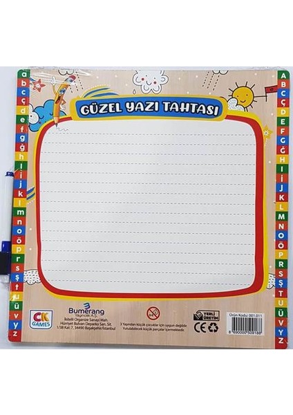 Ahşap Puzzle - Harfler ve Yazı Tahtası fiyatları