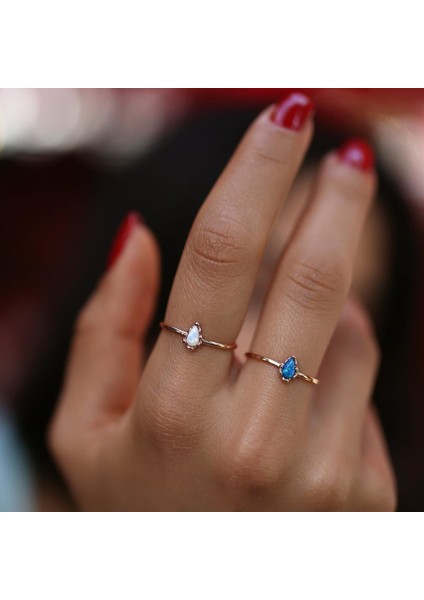 Opal Taşlı Yüzük