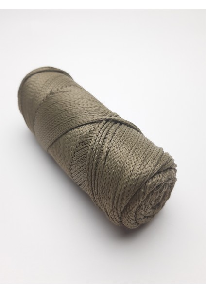 Bej Polyester Makrome Ipi (2 mm /100 gr )