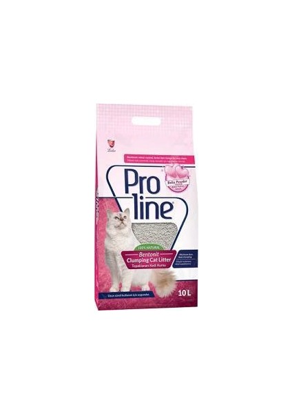 Prolıne Bebek Pudralı Kedi Kumu 10 Lt