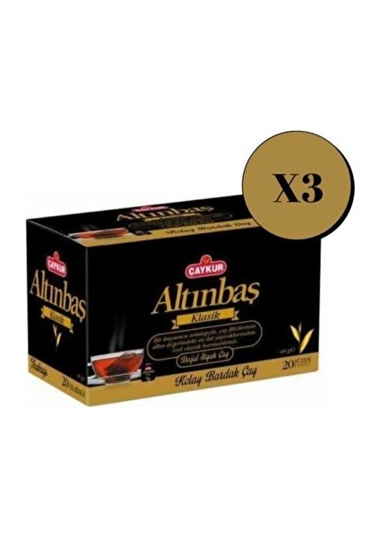 Altınbaş Demlik Poşet Klasik 200 gr x 3