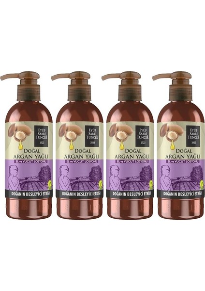 Argan Yağlı El ve Vücut Losyonu 250 ml x 4 Adet