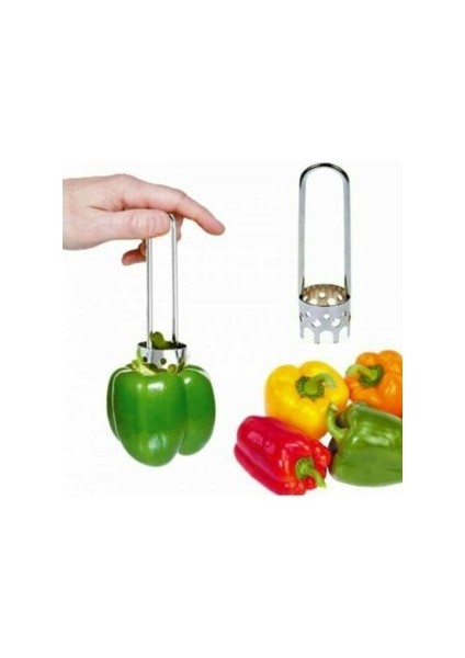 Dolma Biber ve Kabak Oyacağı Paslanmaz Metal