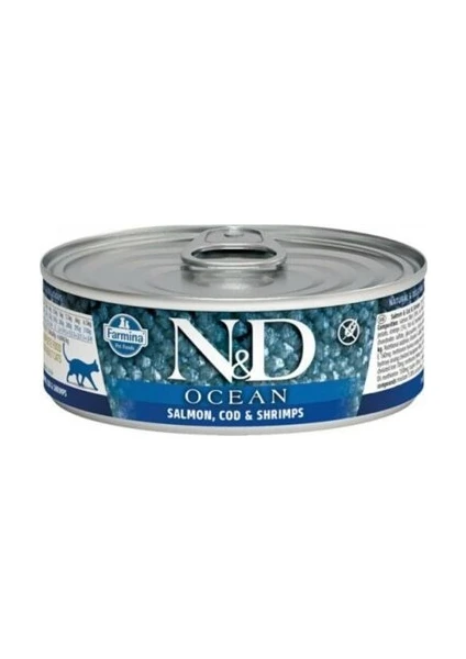 N&d Ocean M.balığı & Karides &balkabağı Yavru Kedi 80 gr x 6 Adet