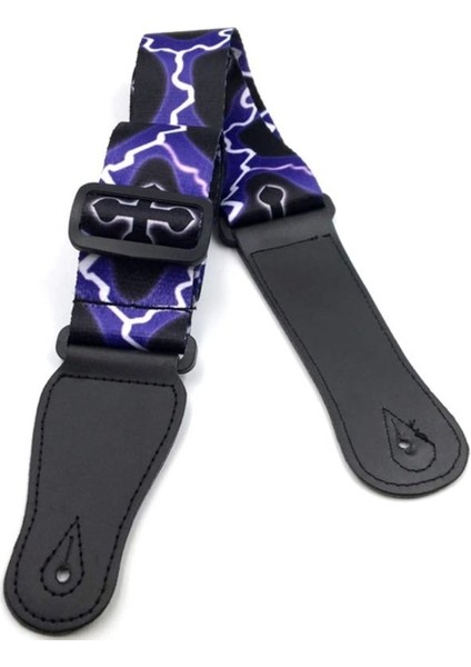 Rjgac Gitar Askısı Cross Night Lightning ( 88-146 cm )