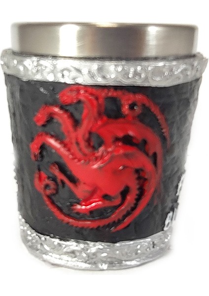 Game Of Thrones Targaryen 3D Kabartmalı Shot Bardak