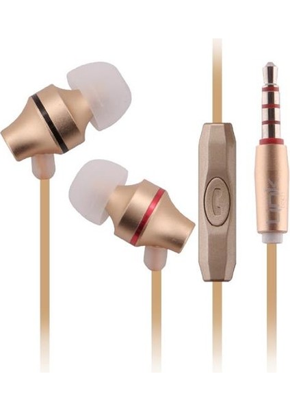 Lınktech H20 Metal Earpods Kablolu Kulaklık - Altın