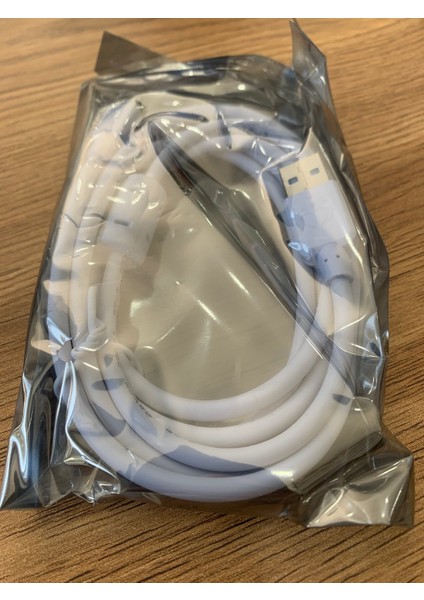 Nıntendo Switch Uyumlu Type C Type-C 1.5 mt 1,5 Metre USB 3.1 Data Hızlı Sarj Kablosu 2.1 Amper 2.1A Beyaz Renk