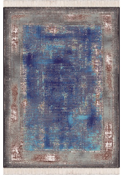 Makinede Yıkanabilir Oturma Odası Halısı Kaymaz Taban Halı CK-501 100X200 cm