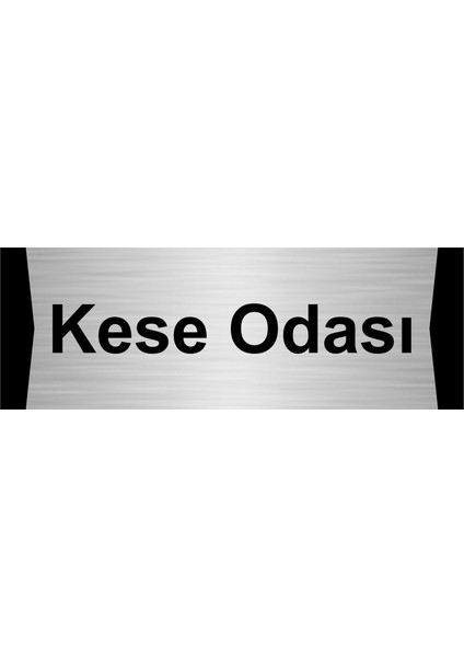 Kese Odası 10X20CM Gümüş Renk Metal Yönlendirme Levhası