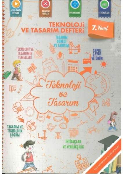 Bilişim Yayınları 7. Sınıflar İçin Teknoloji Ve Tasarım Defteri