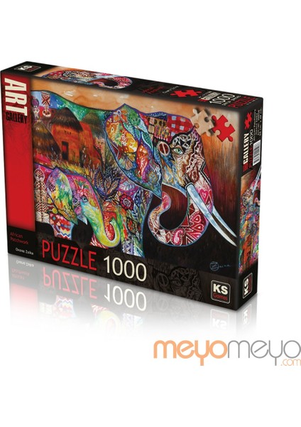 1000 Parça Puzzle African Patchwork