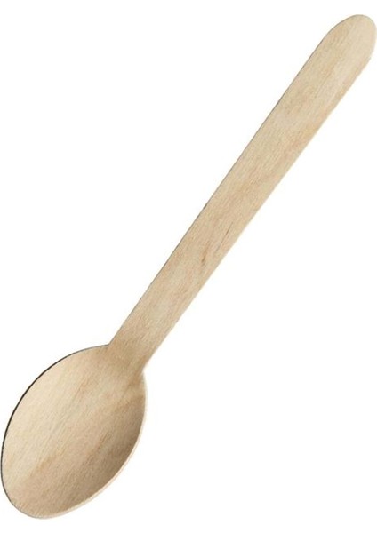 Ekolojik Tahta Kaşık 16 cm - 100'LÜ