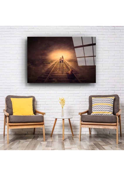 Tren Yolu 2 Cam Tablo fiyatları