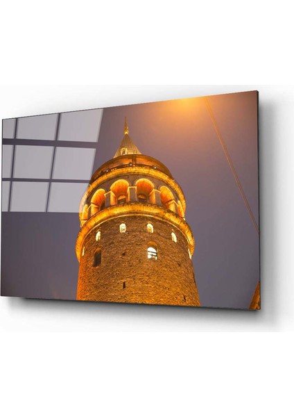 Galata Kulesi Cam Tablo