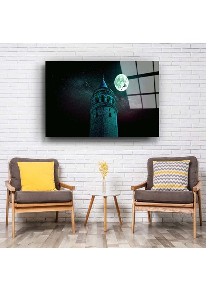 Galata Kulesi 2 Cam Tablo fiyatları