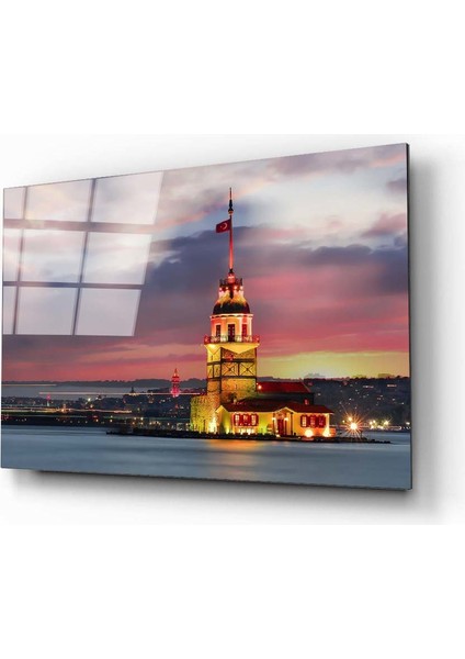Kız Kulesi Cam Tablo