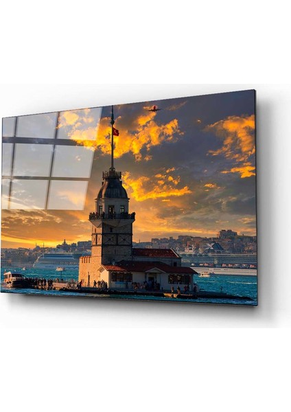 Kız Kulesi 2 Cam Tablo