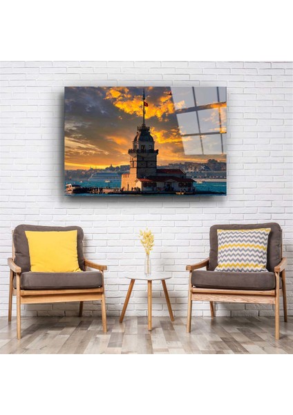 Kız Kulesi 2 Cam Tablo fiyatları