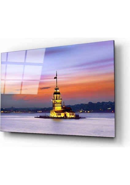 Kız Kulesi 3 Cam Tablo