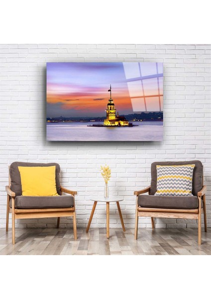 Kız Kulesi 3 Cam Tablo fiyatları