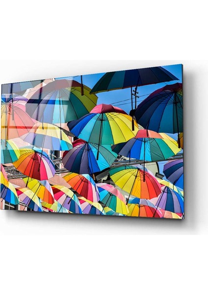 Şemsiyeler 2 Cam Tablo