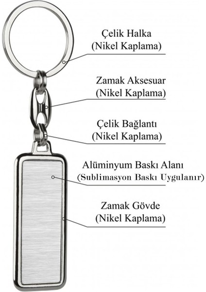 Kişiye Özel Plaka Metal Anahtarlık | Seat Neon Sarı Logo