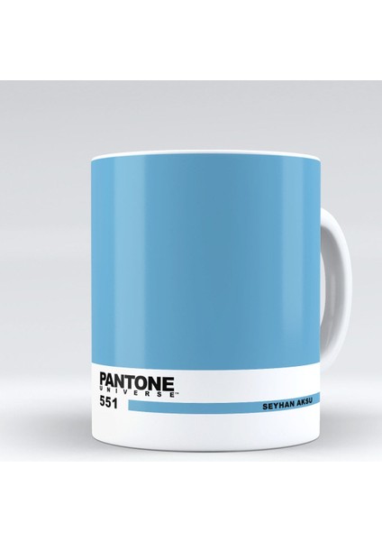 Kişiye Özel Isimli Pantone 551 Beyaz Kupa Bardak