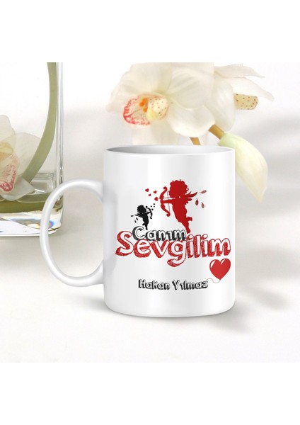 Kişiye Özel Canım Sevgilim Beyaz Kupa Bardak - 001