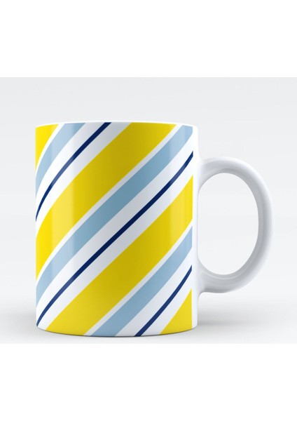 Kişiye Özel Çizgiler Tasarımlı Kupa Bardak - 2