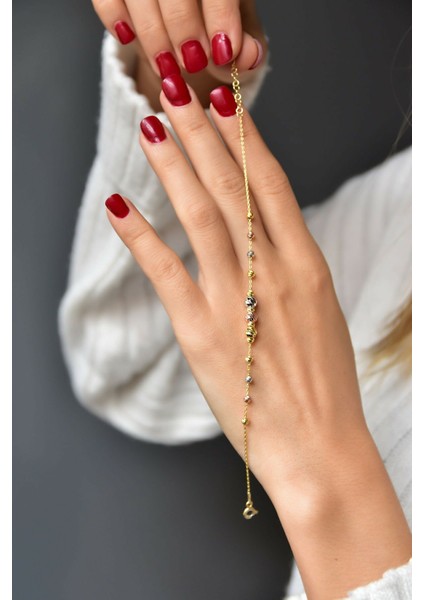 Kadın 3 Renk Dorika Toplu 925 Ayar Gümüş Bileklik